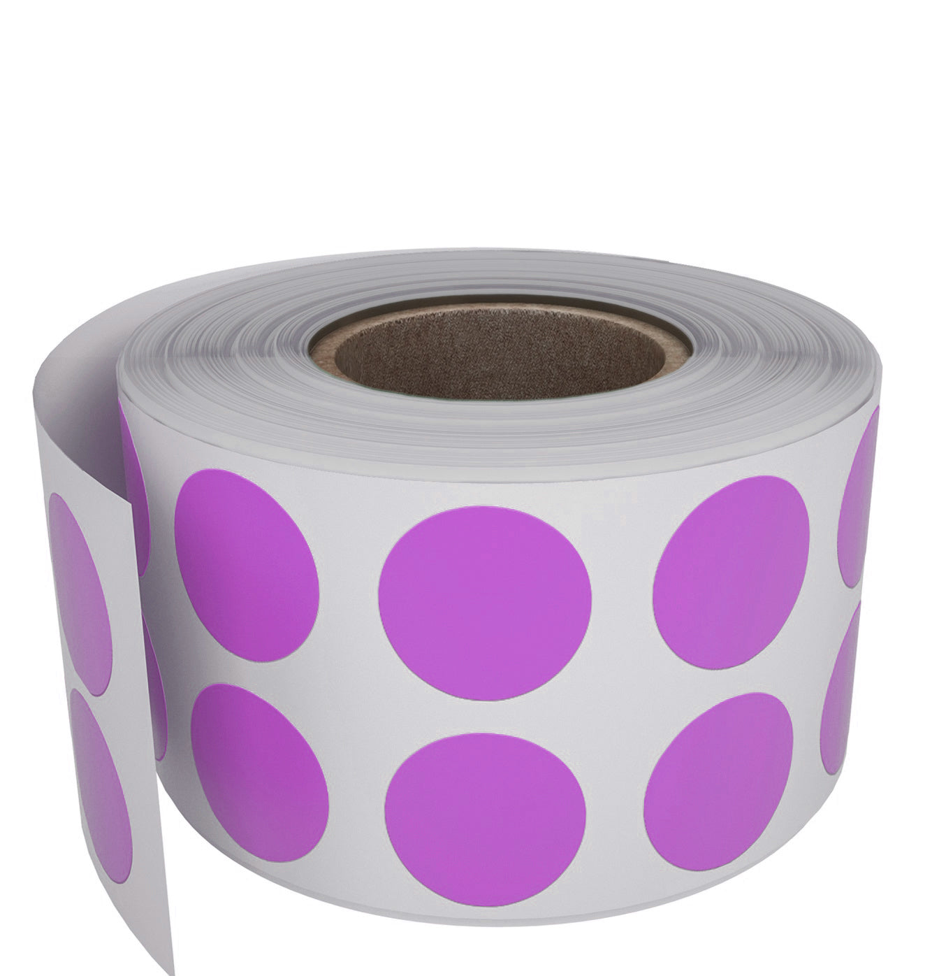 PARLAIM 1/2 Inch Diameter Dot Stickers, 10 Rolls 10000pcs Lavender Self