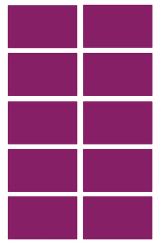 Rectangular Stickers  2 inch x 1.2 inch Color Coding Labels 50 mm x 31 mm