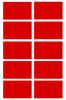 Rectangular Stickers  2 inch x 1.2 inch Color Coding Labels 50 mm x 31 mm