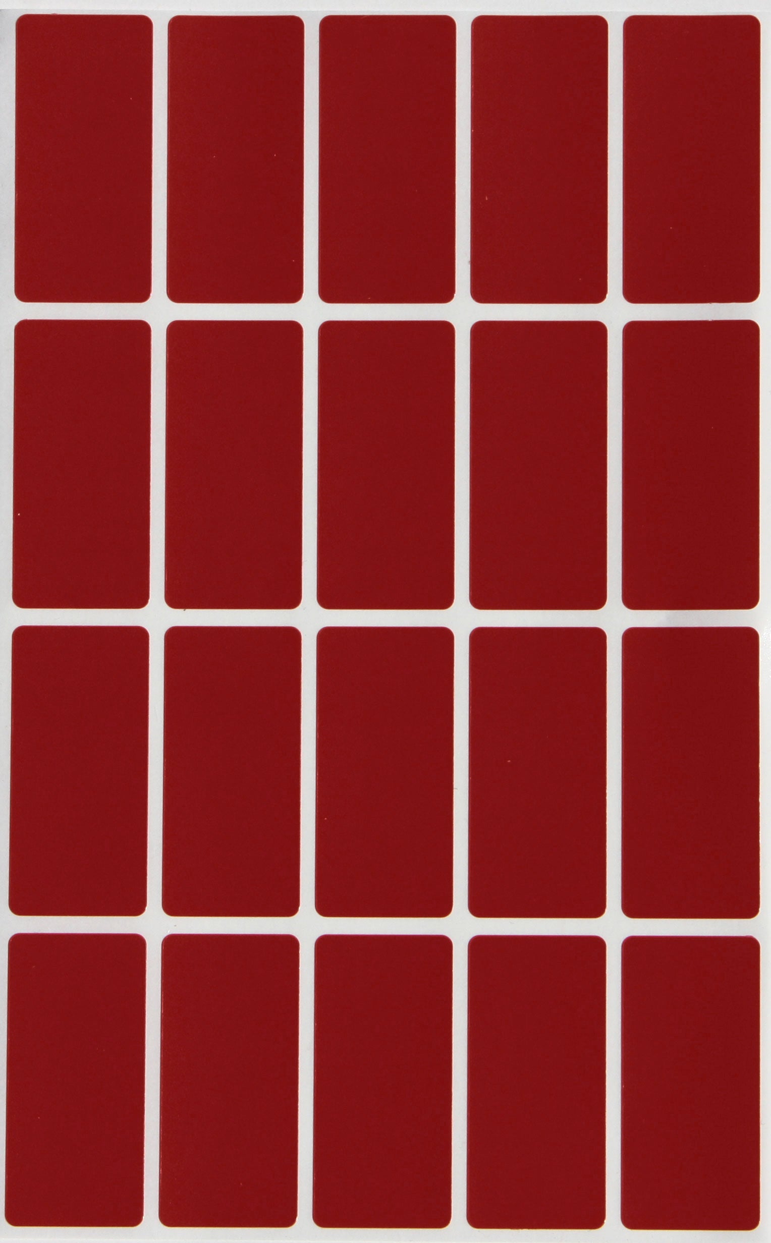 700 PCS Fluorescent Color Coding Stickers - 1.57x0.75 Inch Rectangular Labels, 5 Bright Colors