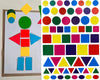 Color Coding Labels Multi Shape 5 Colors Stickers