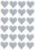 Heart Glitter Stickers 1.5 x 1.75 Inch