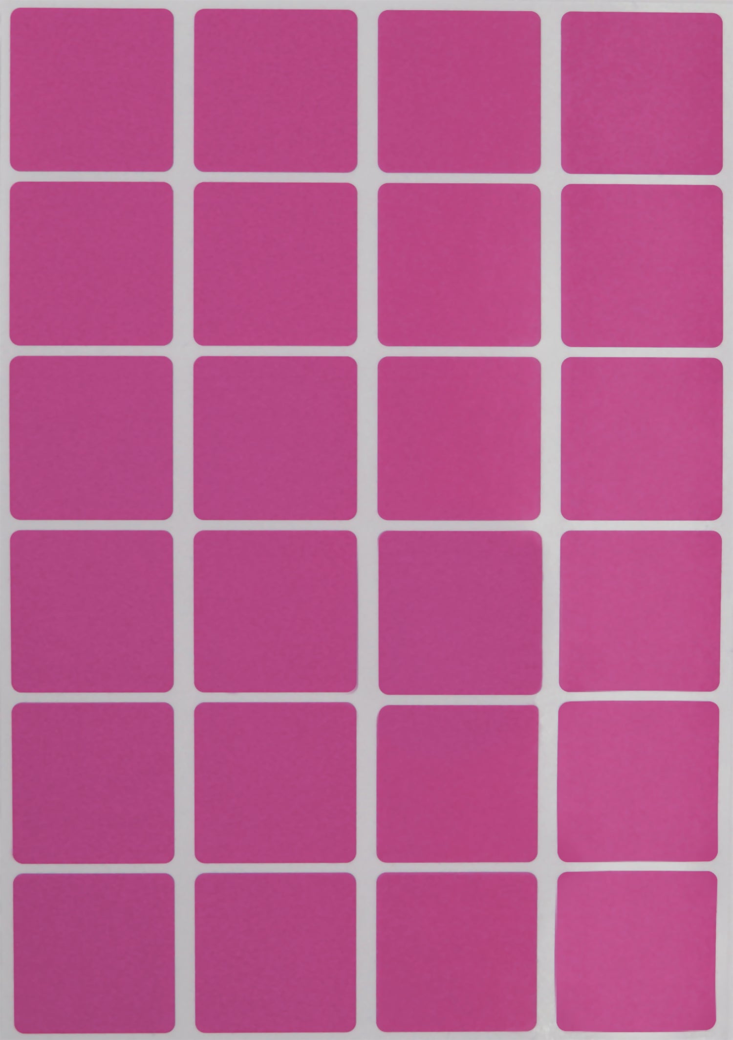 Color Sticker Square Square Stickers 1 x 1 inch Classic Colors 25mm x 25mm – Royal Green Market