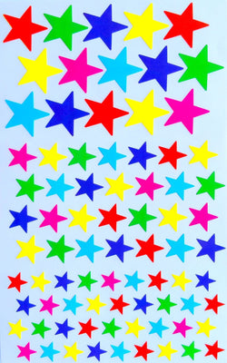 Star Shape Stickers 6 Colors