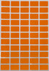 Rectangular stickers 1 x 0.625 inch classic colors 25.5mm x 16mm