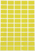 Rectangular stickers 1 x 0.625 inch classic colors 25.5mm x 16mm